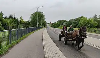 Widok w stronę miasta