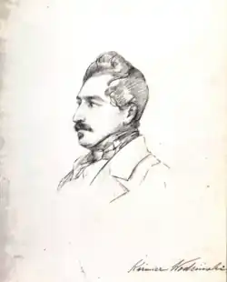 Brat Kazimierz - rysunek Marii Wodzińskiej