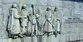 Relief z radzieckimi żołnierzami