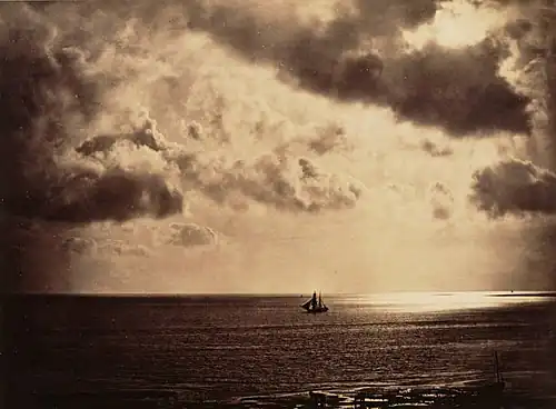 Gustave Le Gray, Bryg na wodzie, 1856