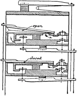 Jedno z rozwiązań konstrukcyjnych dźwigni