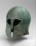 Grecki hełm koryncki,VI&nbsp;w.&nbsp;p.n.e.