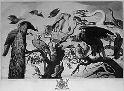 Ptasi koncert (aut. Richard Earlom, 1778)