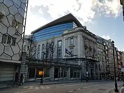 Widok na centrum Brukseli z ratuszem