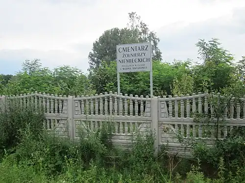 Cmentarz wojenny z okresuI wojny światowej