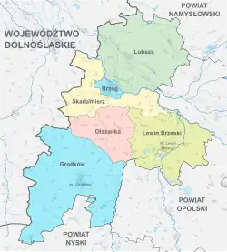 Plan powiatu brzeskiego (opolskiego)