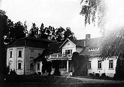 Dwór Oskierki w Budsławiu (przed 1939)