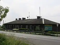 Budynek na dawnej granicy prusko-rosyjskiej