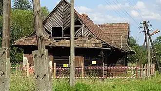 Budynek stacyjny, widok od strony Rabki-Zdrój