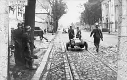 Mina podczas transportu (powstanie warszawskie, sierpień 1944)