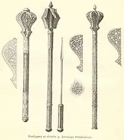 Ilustracje buzdyganów z Encyklopedii staropolskiej.