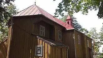 Kościół w Korycinach, dawna cerkiew w Grodzisku