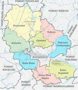 Plan powiatu bydgoskiego