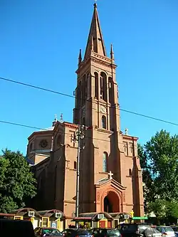 Kościół Świętych Apostołów Piotra i Pawła przy ul. Gdańskiej w Bydgoszczy, wzniesiony w latach 1872–1878 według projektu Friedricha Adlera; budową kierował H. Grüder