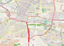 Plan przebiegu ulicy