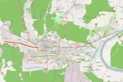 Plan przebiegu ulicy