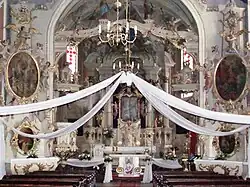 Kościół Trójcy Świętej w Byszewie (1663) – wnętrze