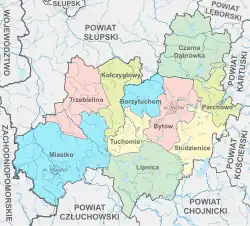 Plan powiatu bytowskiego