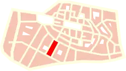 Plan przebiegu ulicy