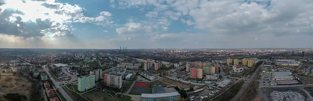 Bytom Szombierki, panorama od ul. Zabrzańskiej w stronę północną, fot. Przemek Neumann