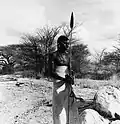 Portret wojownika Turkana z 1970.