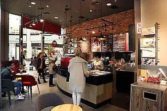 Kawiarnia Costa Coffee w Warszawie w Galerii Mokotów