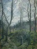 Camille Pissarro, Pejzaż z wielkimi drzewami, 1875