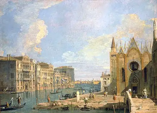 Canaletto, Widok Canal Grande z Santa Maria della Carità w kierunku Basenu św. Marka, 1726, Pinacoteca Giovanni e Marella Agnelli w Turynie