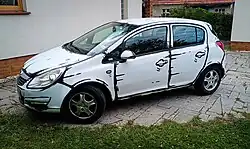 Auto pomalowane w stylu komiksowym