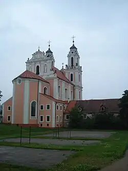 Wilno - szczyt nad prezbiterium kościoła św. Katarzyny