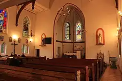 Cecenowo, wnętrze kościoła parafialnego