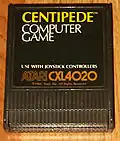 Kartridż z grą Centipede dla 8-bitowych komputerów Atari