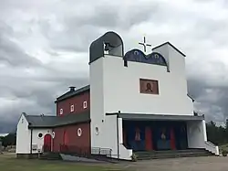 Bogdan Kotarba i Jerzy Nowosielski, cerkiew Narodzenia Przenajświętszej Bogarodzicy w Białym Borze, 1997