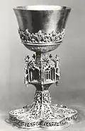 Kielich (zaginiony) z opactwa Benedyktynów na Tyńcu k. Krakowa, 1470-1480