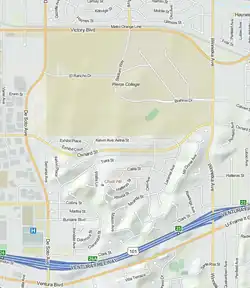 Mapa pasma górskiego