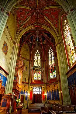 Wnętrze kaplicy Machabeuszy