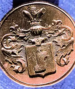 Znak pieczętny na sygnecie z wizerunkiem herbu Szreniawa