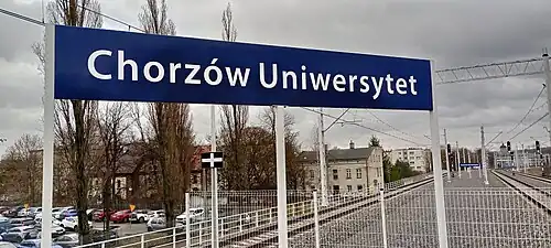 Tablica z nazwą przystanku