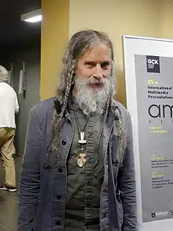 Christopher Chaplin w czasie festiwalu Ambient Festival w Gorlicach