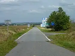 Widok od strony czeskiej (wrzesień 2012)