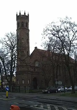 Widok od strony zachodniej