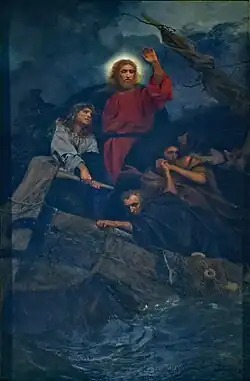 Chrystus uciszający burzę, 1882Kraków kościół św. Marcina