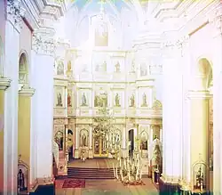 Wnętrze na zdjęciu Siergieja Prokudin-Gorskiego (1912)