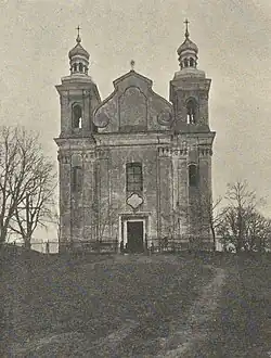 Widok kościoła przed 1908 r.
