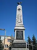 Pomnik – obelisk poległych żołnierzy Wojska Polskiego w 1920 roku nad Nurcem