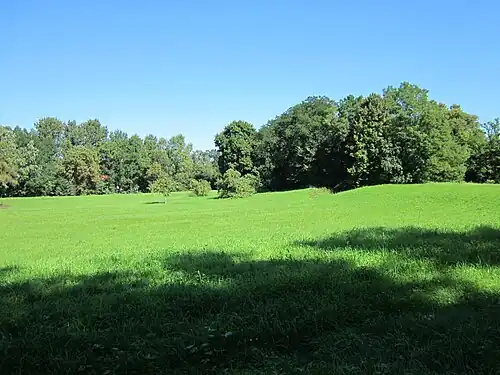 Miejsce po zamku w Ciechanowcu