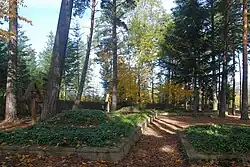 Katera główna, mogiły zbiorowe