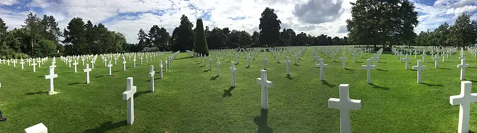 Cmentarz amerykański z czasów II wojny światowej