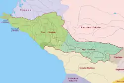 Czerkiesja w 1750 roku