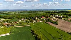 Cisów – panorama miejscowości